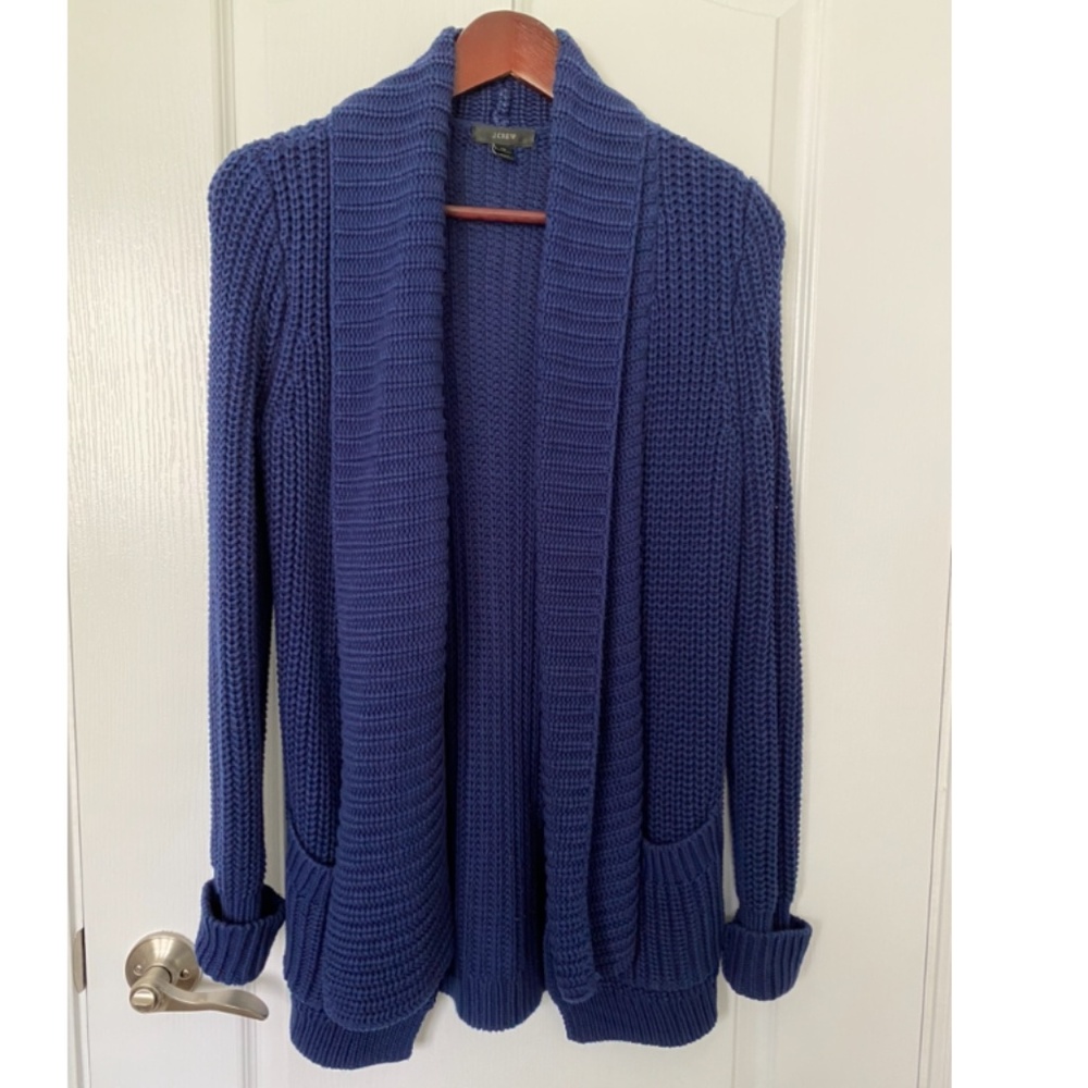 J. Crew Knitted Shawl-collar sweater